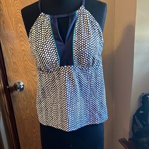 COPY - NEW SOUTH POINT Blue/White size 12
TANKINI TOP
